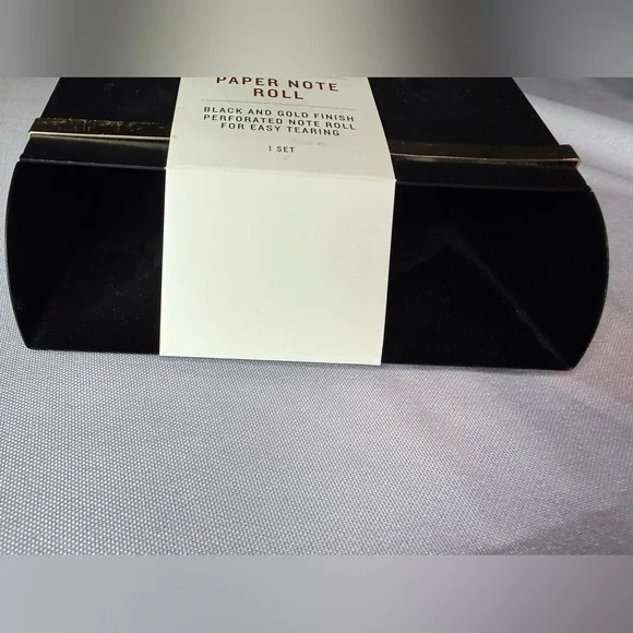 Hearth & Hand Black and Gold Metal Note Roll. NWT - Picture 11 of 16